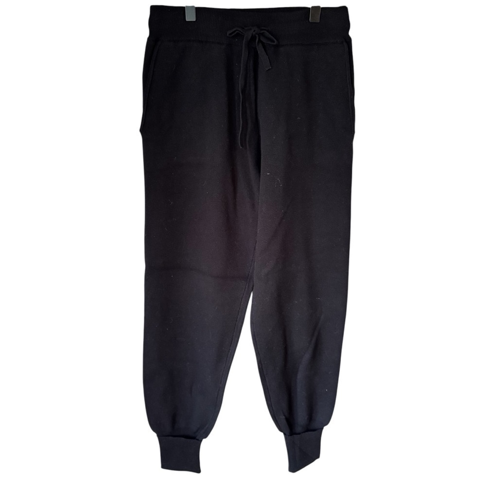 NWT -FREAK'S STORE Japan Women’s Long Cuff  Pull On Joggers Black Size Small